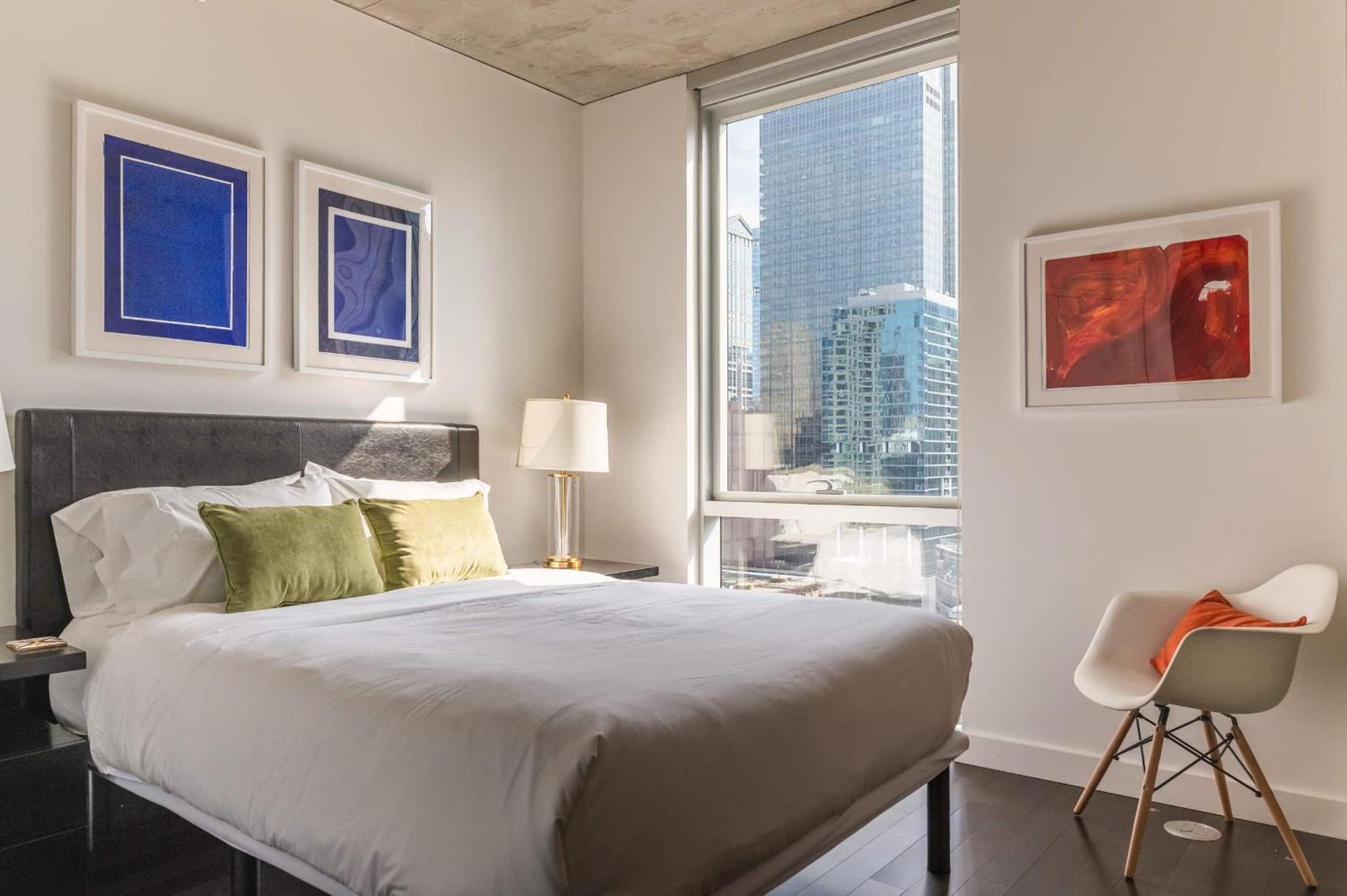 شيكاغو 2Br Elegant Premium Suite With Balcony & Sweeping City Views المظهر الخارجي الصورة